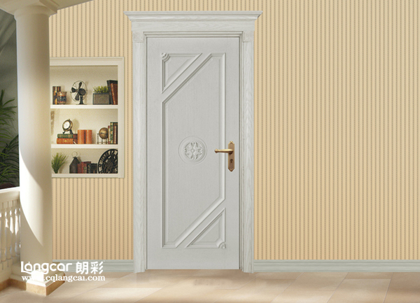 重庆朗彩木门：白色木门展示
