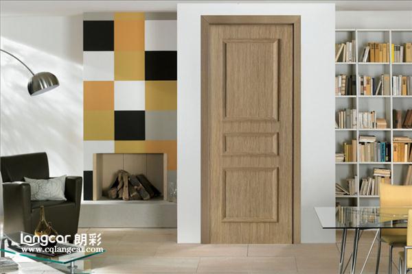重庆朗彩木门：极简木门产品展示1
